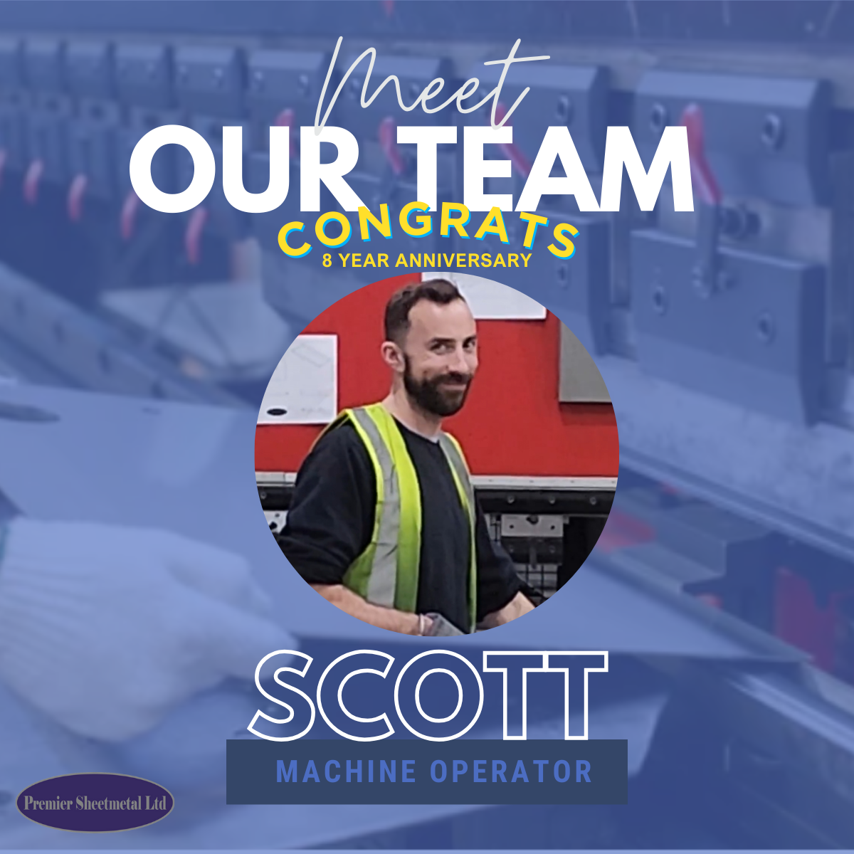 Meet Our Team Scott Premier Sheetmetal Ltd Swindon Metal